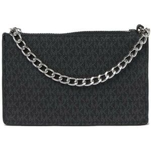 Michael Kors MK Fanny Pack Belt With Pull Chain, Black/Grey